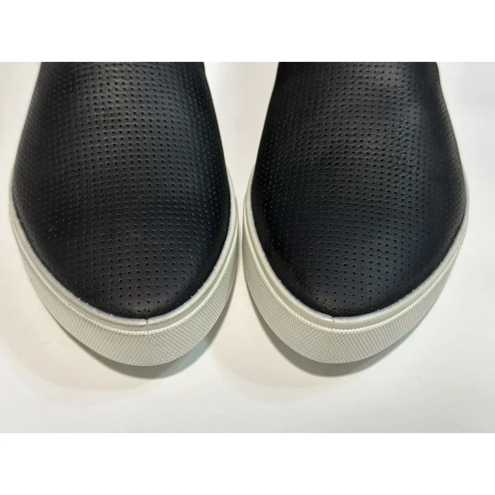 Women's ECCO Gillian Slip On Black Leather Comfort Shoes Sz 10/41 Flat Loafers - Picture 8 of 10